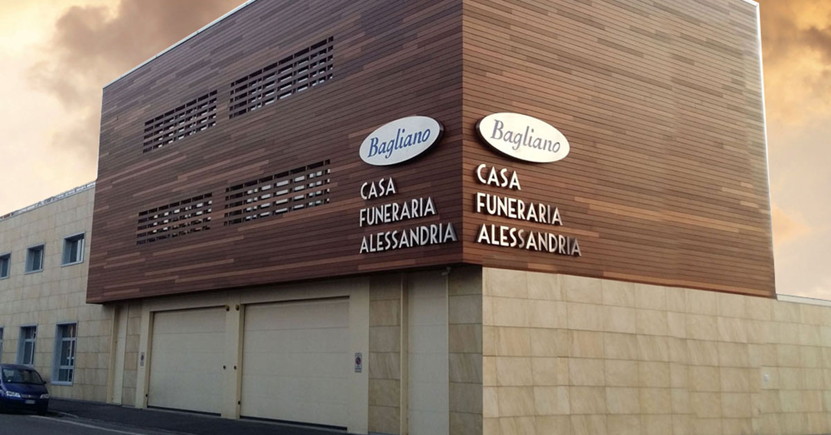 Alessandria. La prima Casa Funeraria del Piemonte.