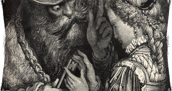 barbablu 25 febbraio 1922. La testa tagliata di Barbablù.