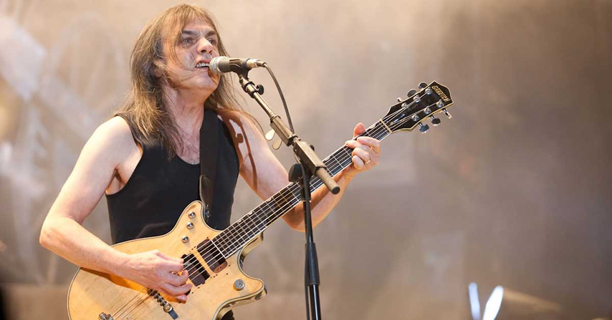 I funerali di Malcolm Young.
