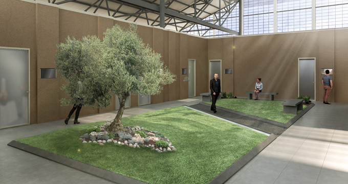 Il “Giardino della memoria” per la Casa Funeraria Giubileo.