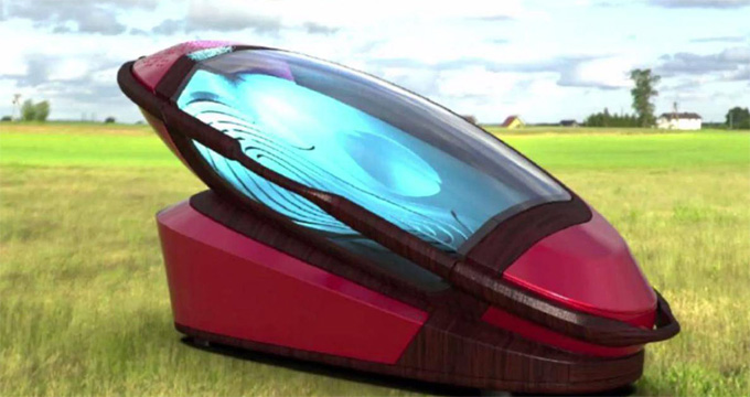 Venezia. In mostra alla Biennale Sarco: eutanasia elegante e pacifica.