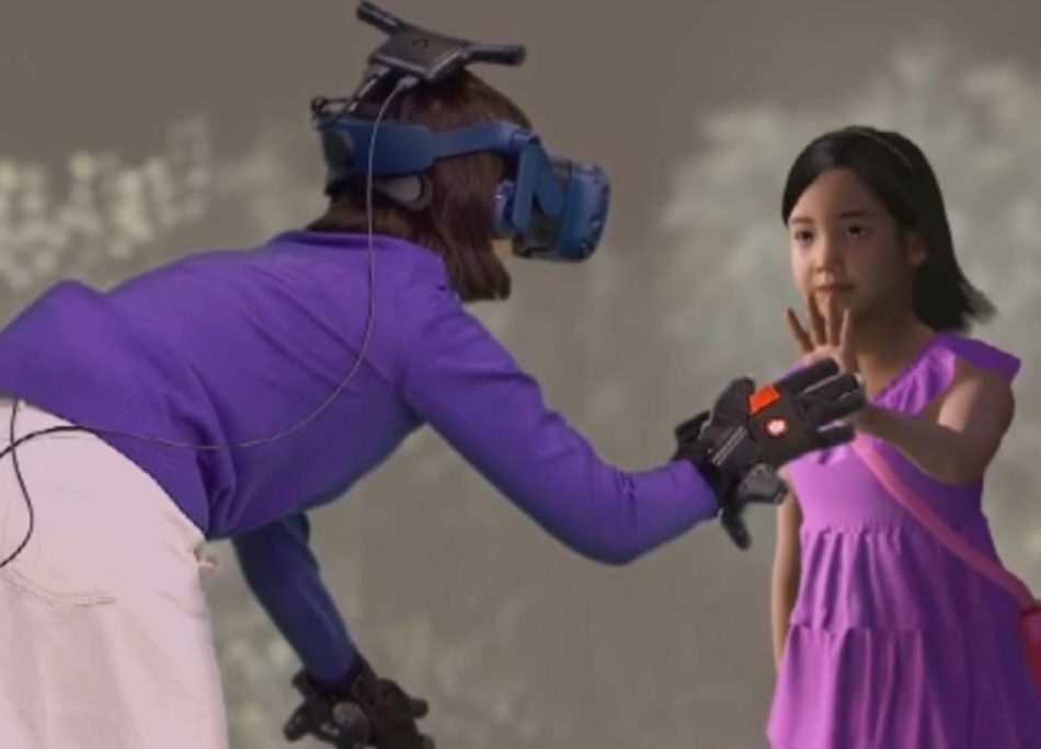 Incontra la figlia morta nell’aldilà: l’abbraccio in 3D.