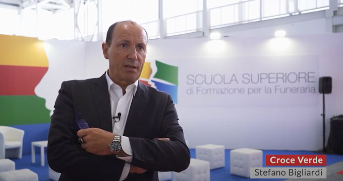 Tanexpo 2022. Stefano Bigliardi (Direttore Onoranze Funebri Croce Verde Reggio Emilia)