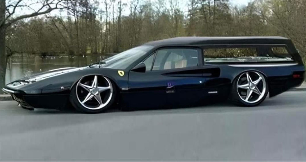 Ferrari 308 GTB Carro Funebre: Unione di sportività e prestigio.
