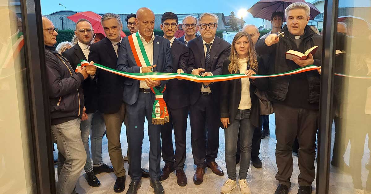 Vercelli. Inaugurazione dell’ampliamento della Casa Funeraria di Parenti.