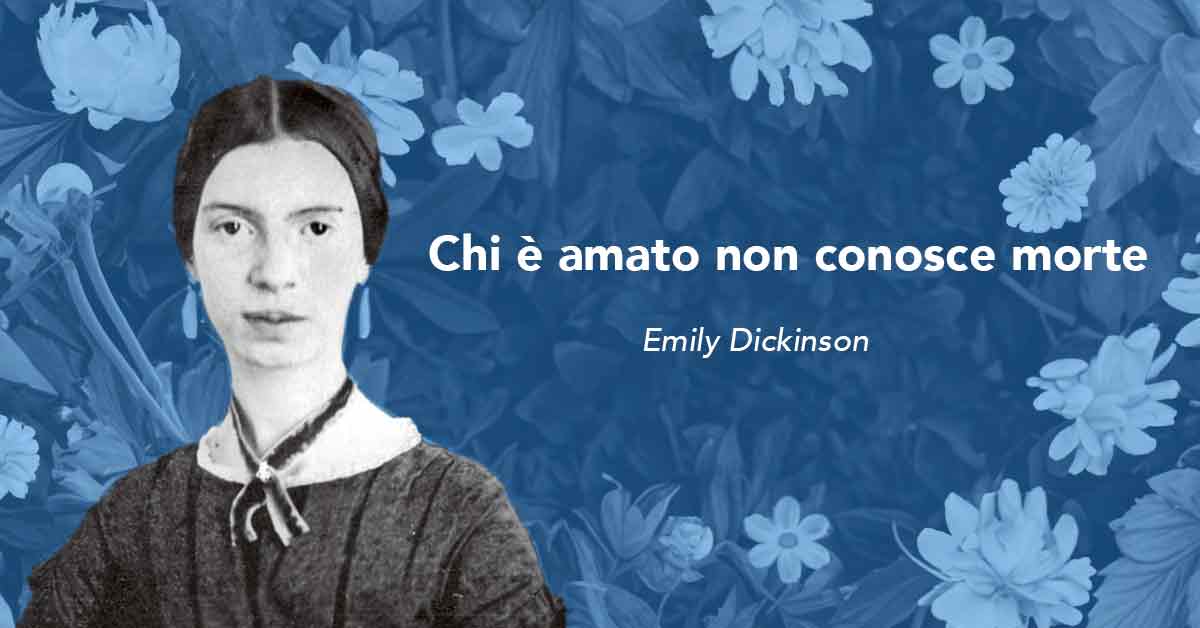 Emily Dickinson Poiché non potevo fermarmi per la Morte di Emily Dickinson.