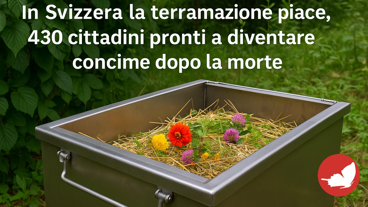 In Svizzera la terramazione piace: 430 cittadini vogliono diventare concime dopo la morte.