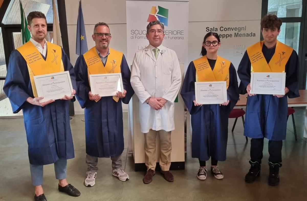 Corso “La Figura Professionale del Tanatoesteta – 3°livello”. Reggio Emilia 28 giugno-2 luglio 2025.