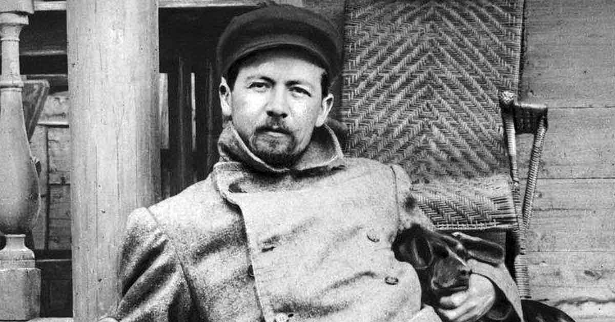 Anton Cechov 15 luglio 1904. Muore Anton Cechov, autore de Il gabbiano, Zio Vanja e Il giardino dei ciliegi.