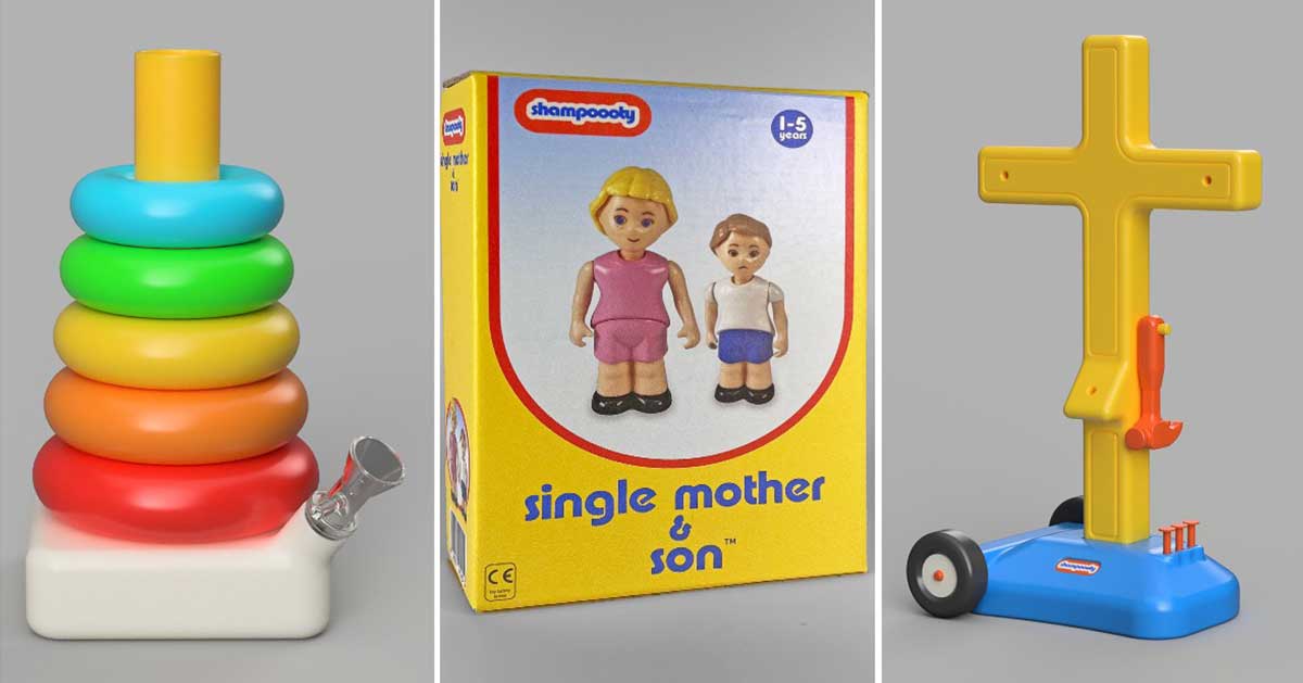 giocattoli-pop-di-Andy-Sahlstrom Andy Sahlstrom e i “giocattoli cattivi”: il lato oscuro dell’infanzia diventa arte pop.