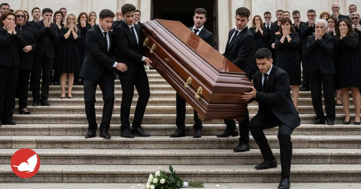 Funerale shock: la bara cade e si apre davanti ai presenti.