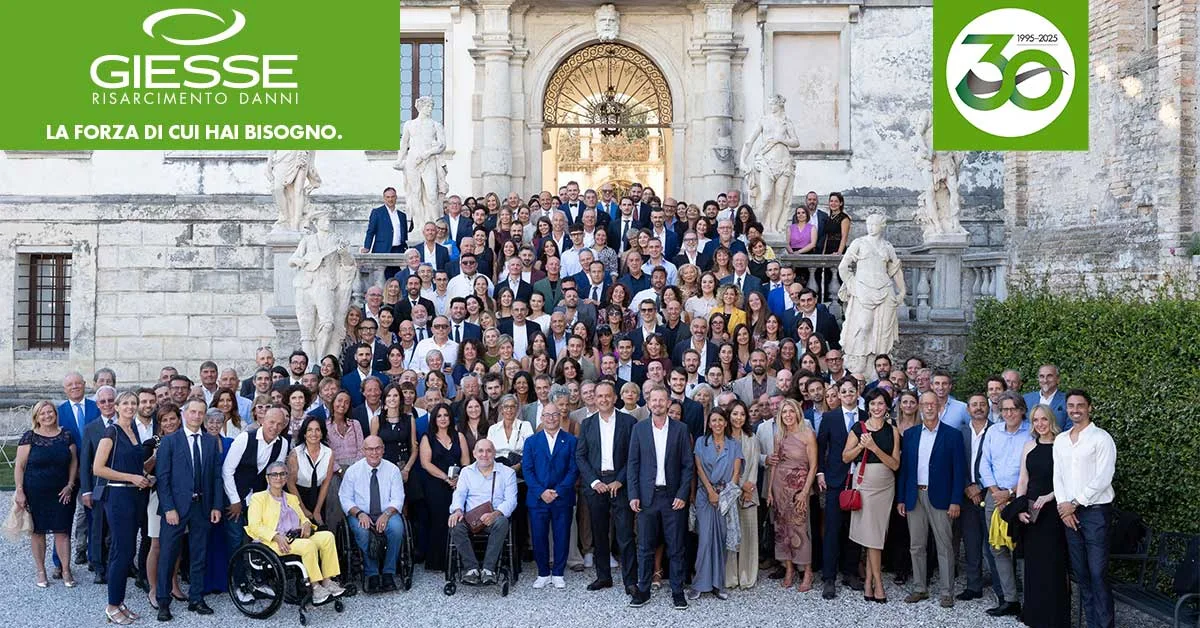 Giesse Risarcimento Danni celebra 30 anni di attività.