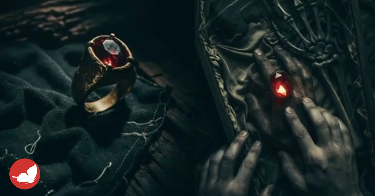 La Signora dall’Anello Rosso.