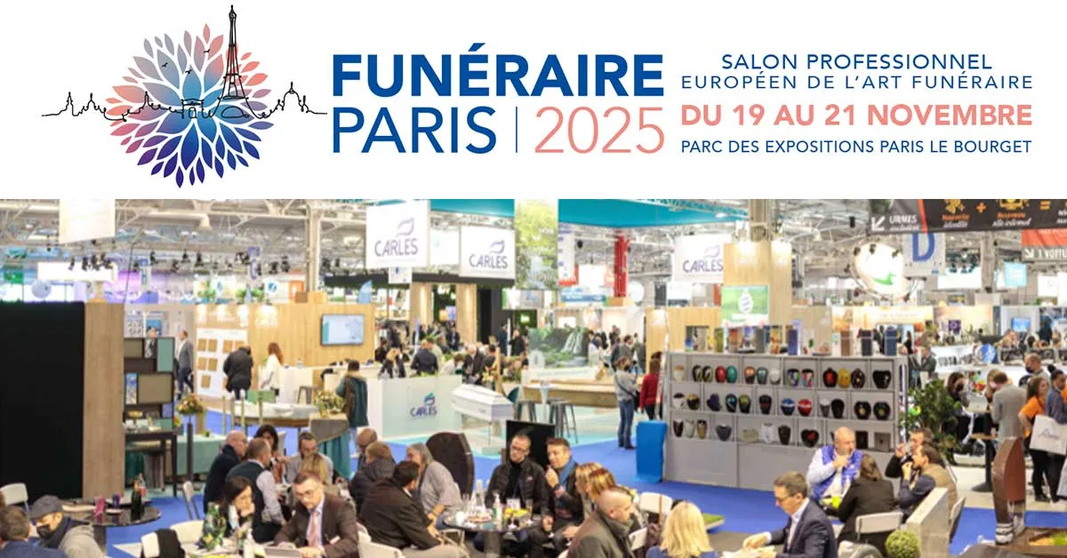 Funéraire Paris 2025: la 20ª edizione della fiera del settore funerario.