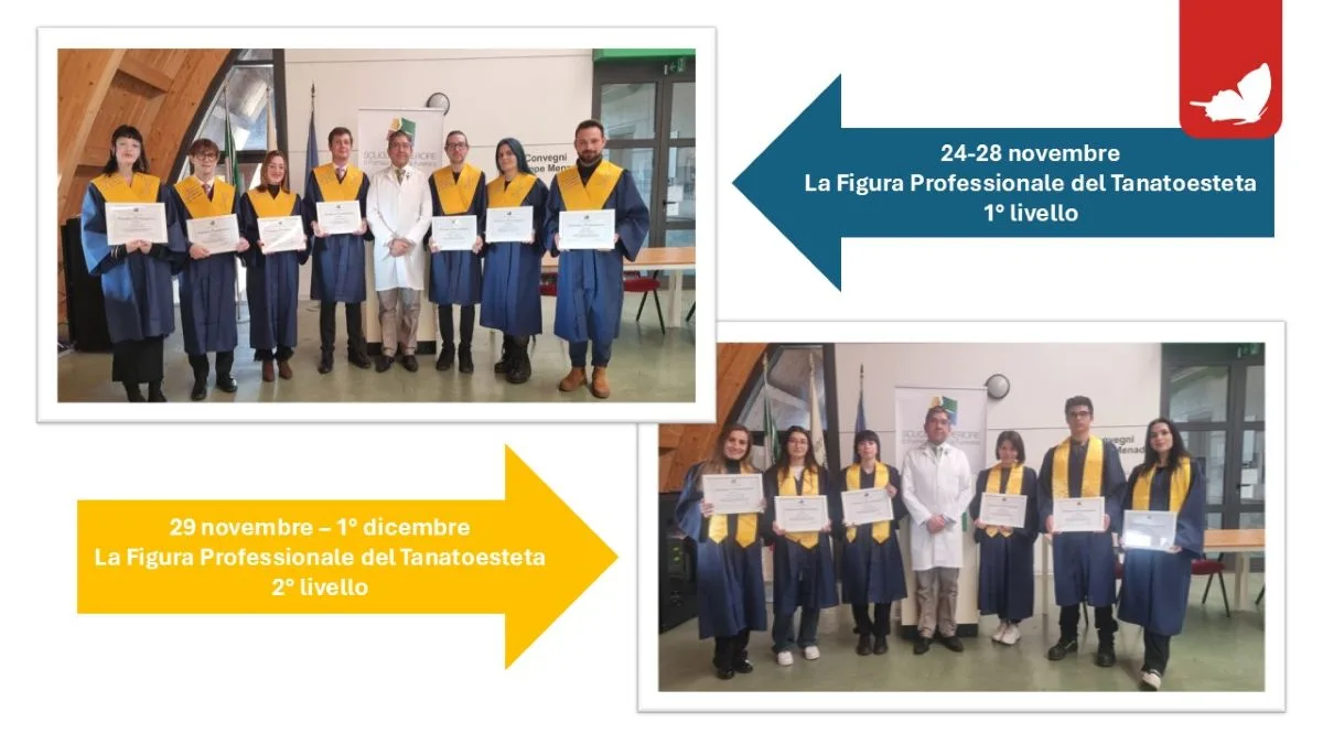 Formazione in Tanatoestetica: chiude in bellezza il 2025 della SSFF.