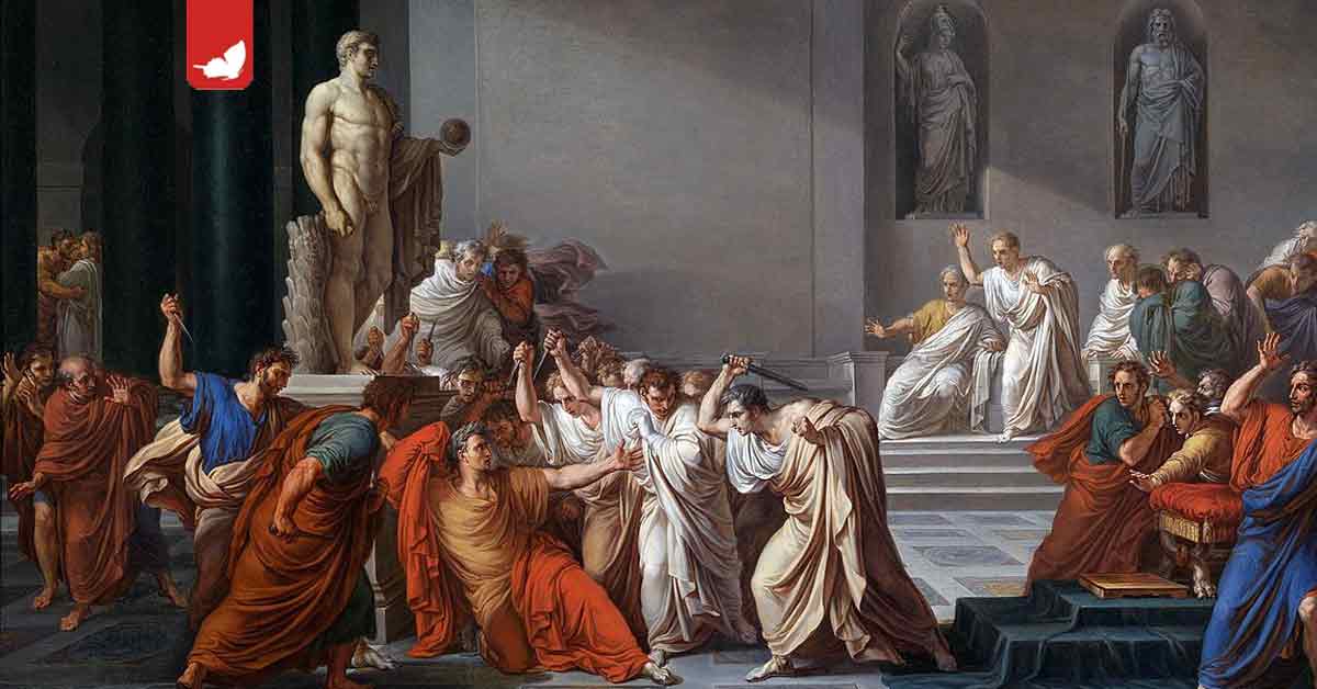 15 marzo 44 a.C. Muore Giulio Cesare.