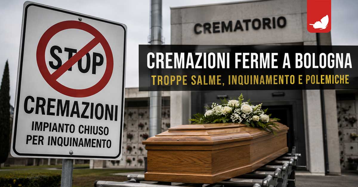 Bologna. Stop alle cremazioni: impianto fermo per inquinamento.