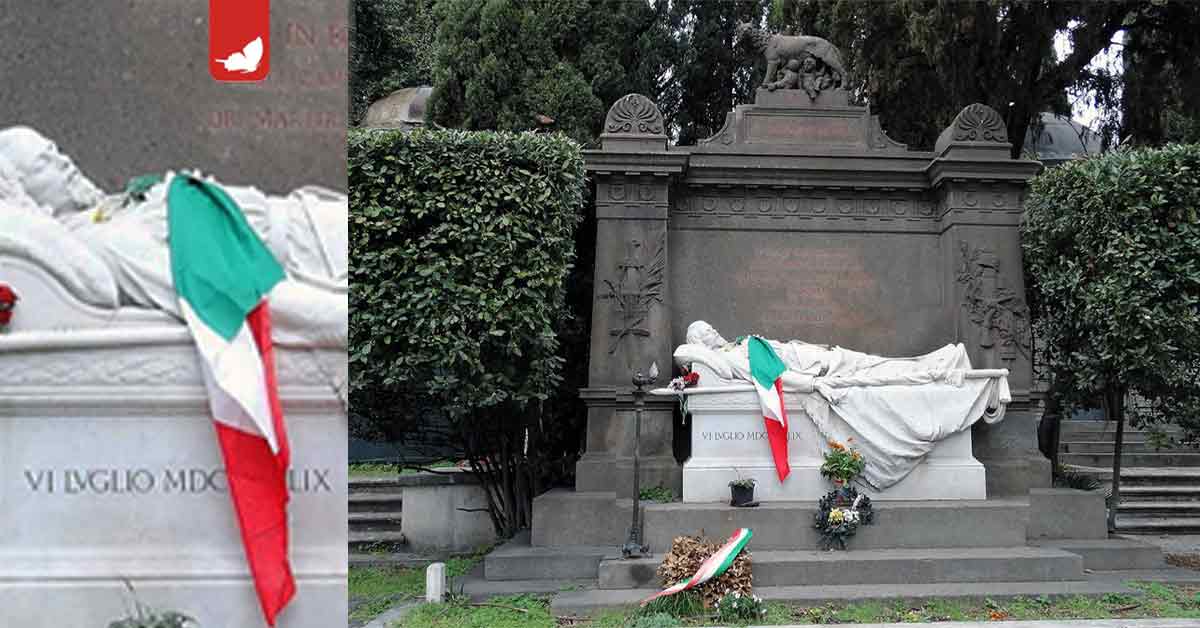 Goffredo Mameli 6 luglio 1849. Muore Goffredo Mameli.
