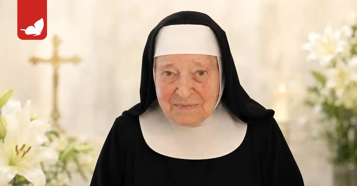 Addio a suor Letizia, la monaca benedettina si è spenta a 110 anni.