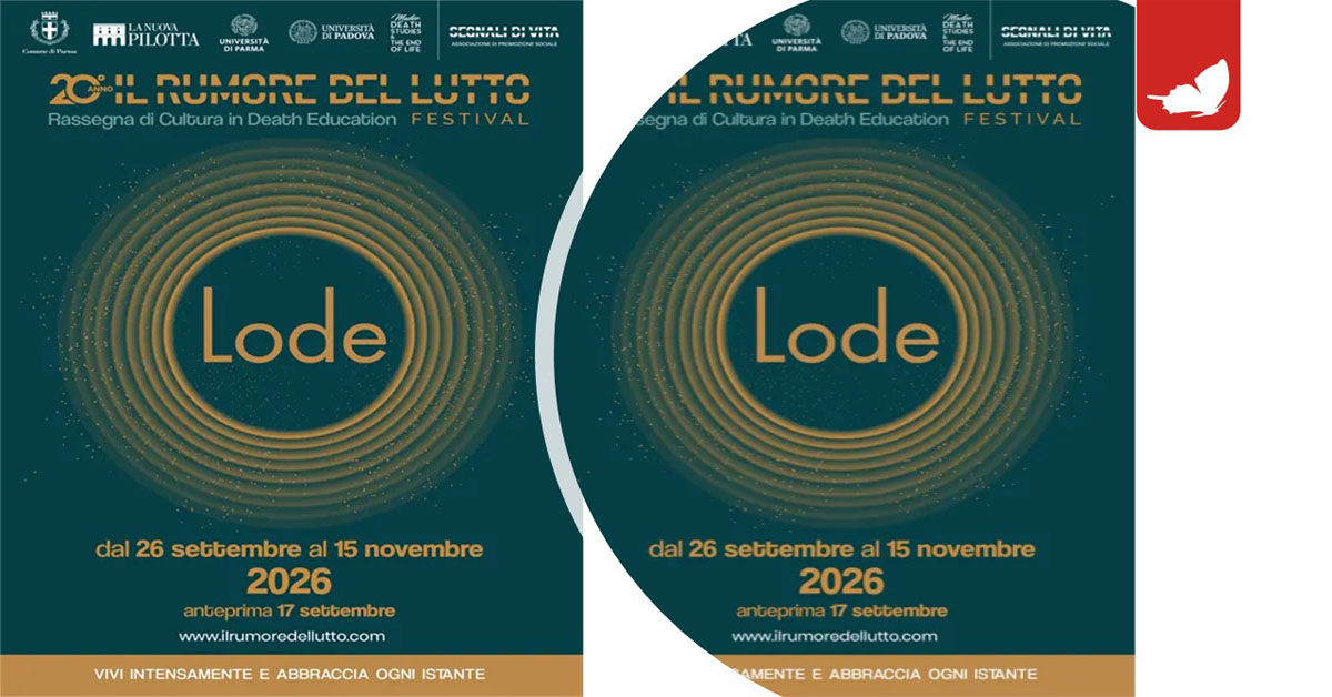 Parte Il Rumore del Lutto 2026: “LODE” il tema della XX edizione.