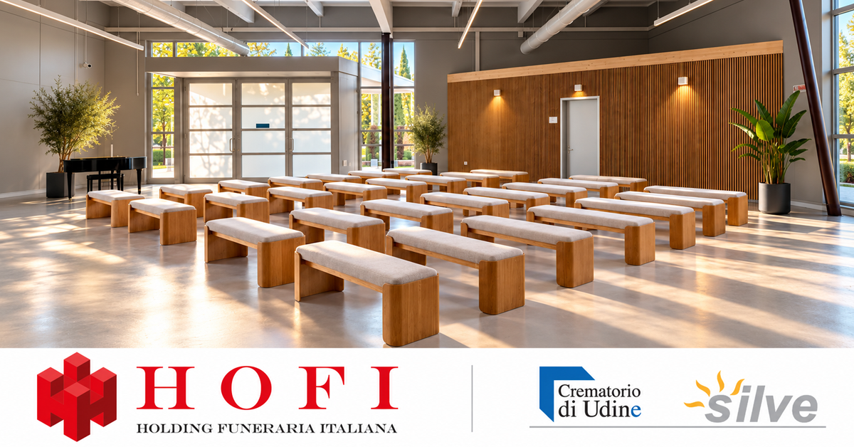 Udine, inaugurato il nuovo Tempio Crematorio del Gruppo HOFI